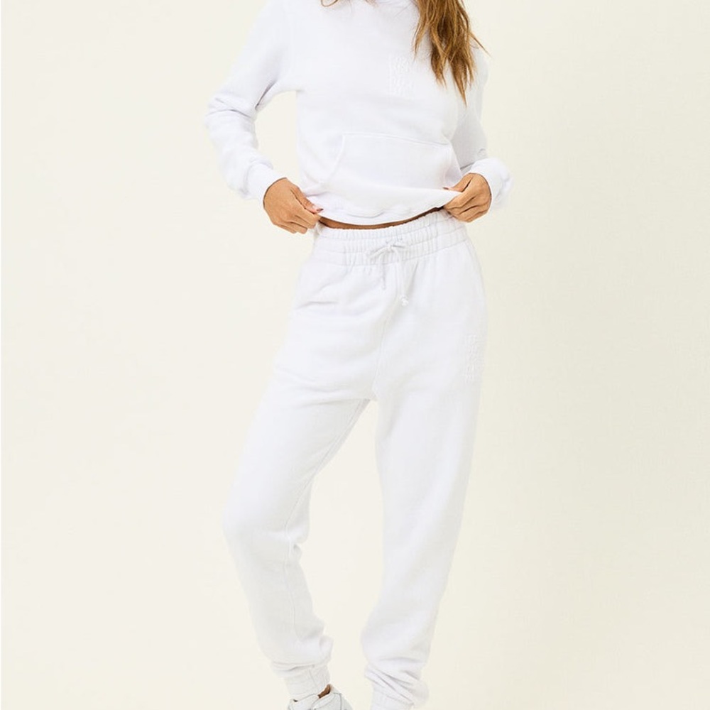 Frankie's Bikinis White Joggers